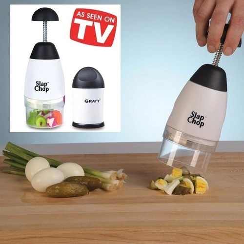 Slap Chop Pratik Sebze Rendeleme Ve Doğrama Seti ( Lisinya )