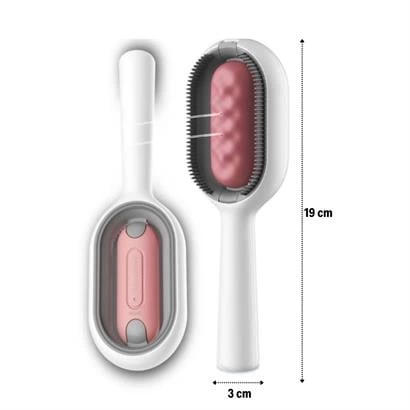 Su Hazneli Kedi Ve Köpek Tüyü Toplamama Fırçası Su Hazneli Pet Tarağı ( Lisinya )