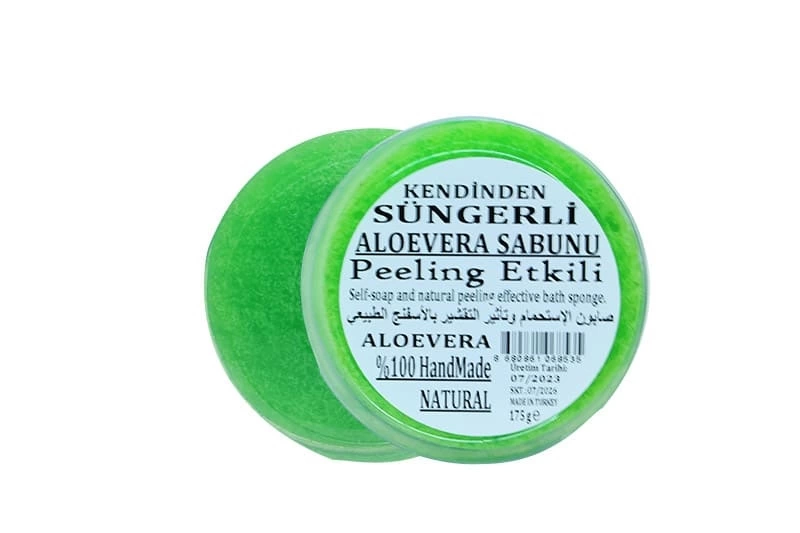 Süngerli Sabun Aloe Vera