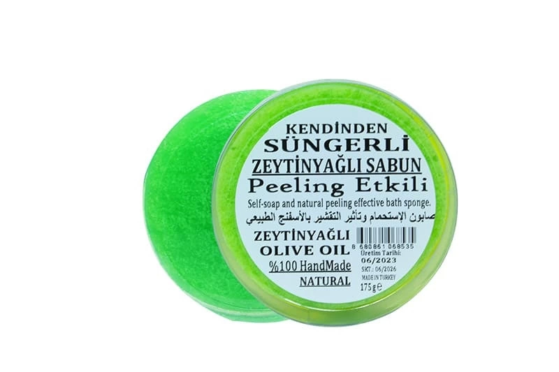 Süngerli Sabun Zeytinyağlı ( Lisinya )