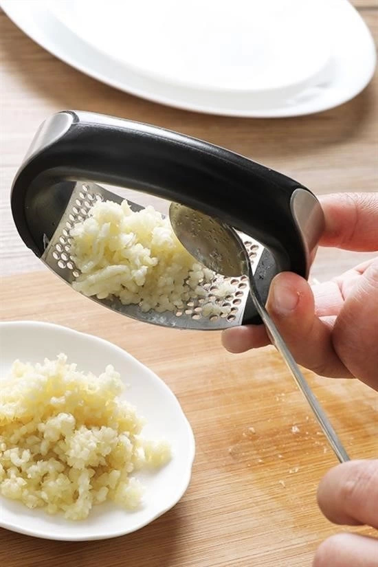 Yeni Sarımsak Ezici Paslanmaz Çelik Garlic Press