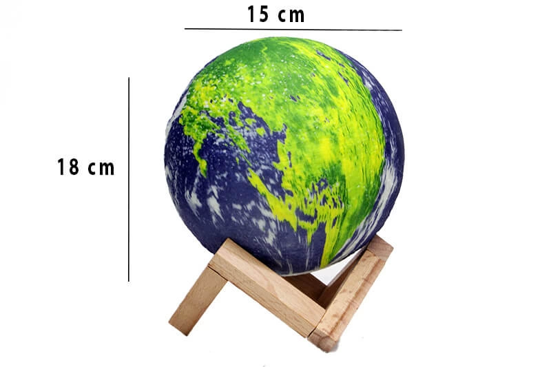 Yerküre Renkli Kumandalı 15 Cm ( Lisinya )