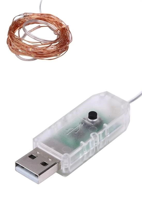 Yılbaşı Ve Özel Konsept Dekorasyon 5 Mt Usb Bağlantılı Led Işık