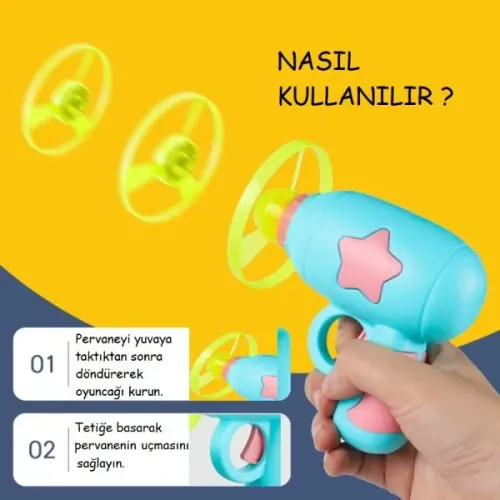 Işıklı Uçan Pervane Oyuncak - Lisinya