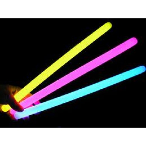 Karanlıkta Parlayan Fosforlu Glow Stick Kalın Çubuk 30 cm 1 Adet - Lisinya