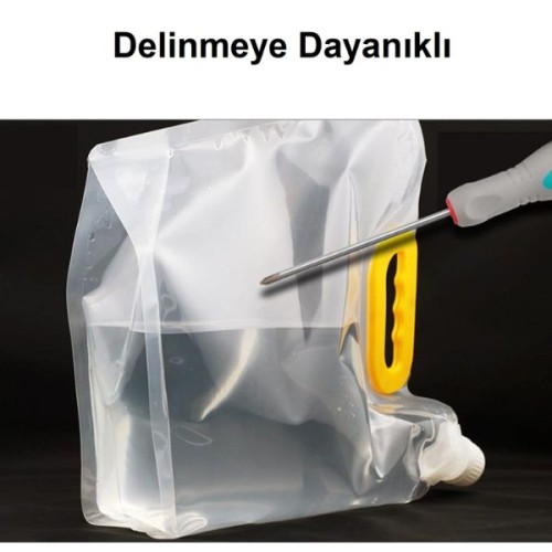 Dayanıklı Plastik İçecek Çantası 1 Litre - Lisinya