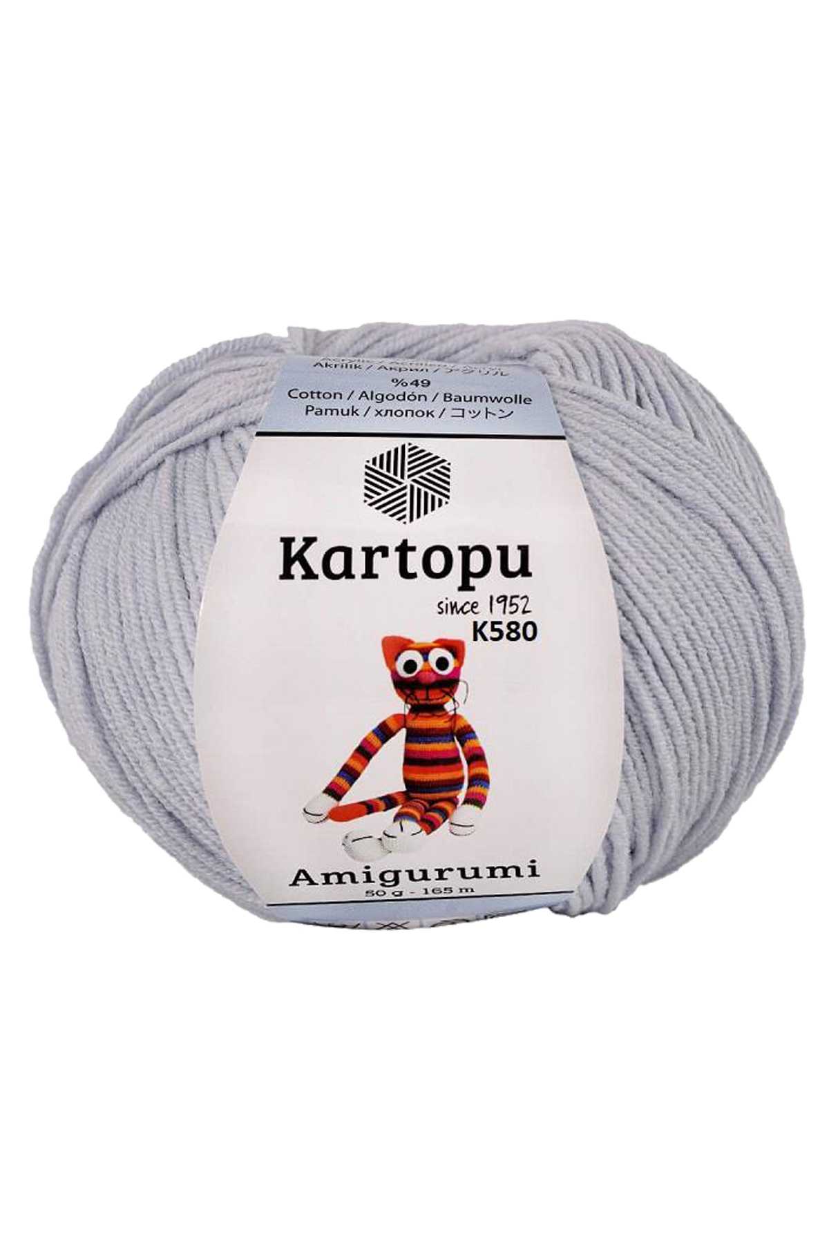 10 Adet Amigurumi El Örgü İpi 50gr 580 - Lisinya