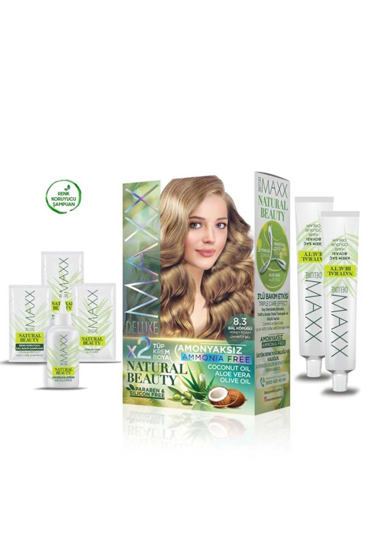 Natural Beauty Amonyaksız Saç Boyası 8.3 Bal Köpüğü - Lisinya