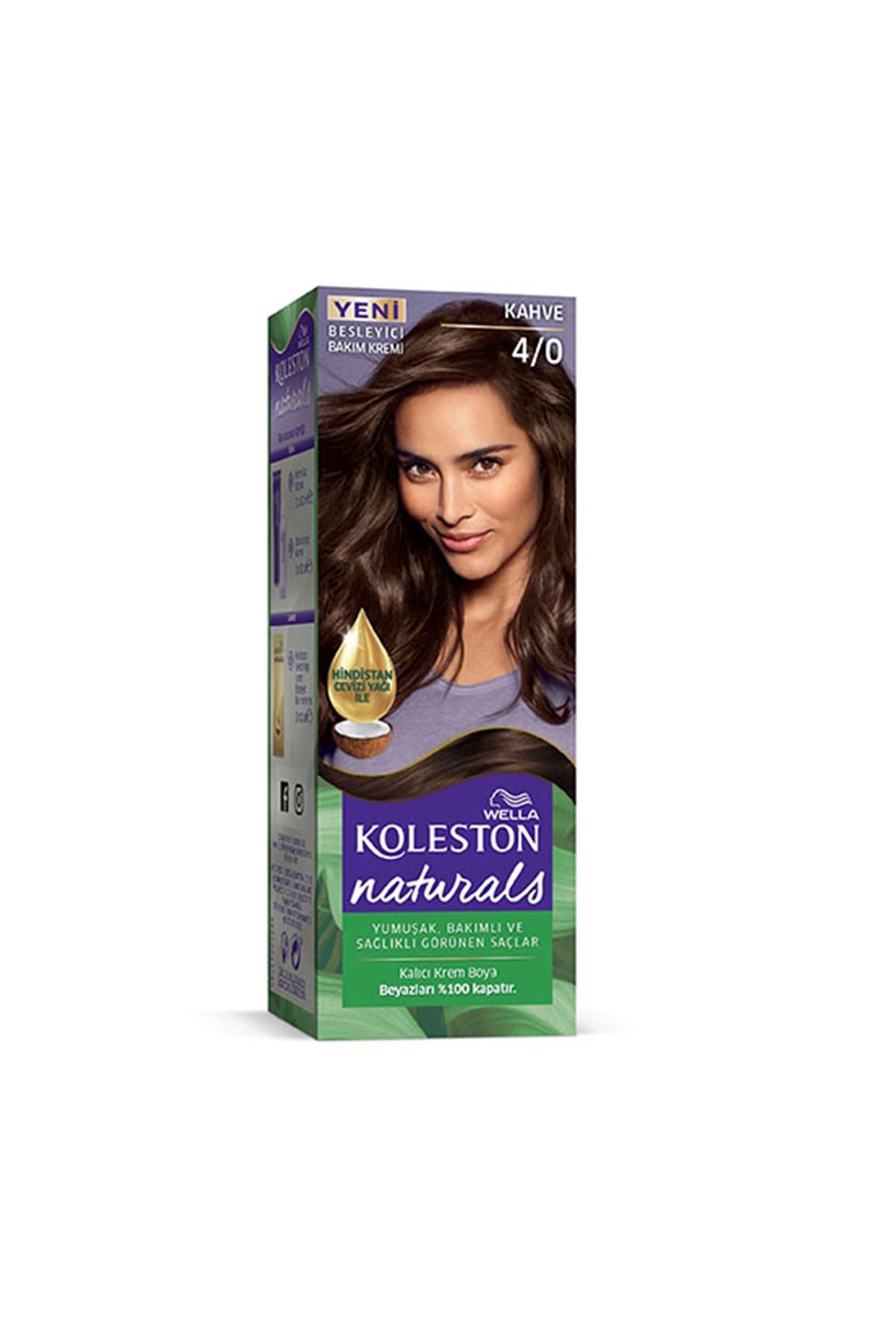 Naturals Saç Boyası Kahve 4/0 - Lisinya