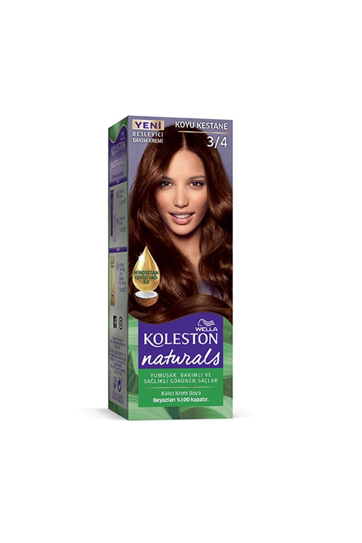 Naturals Saç Boyası Koyu Kestane 3/4 - Lisinya