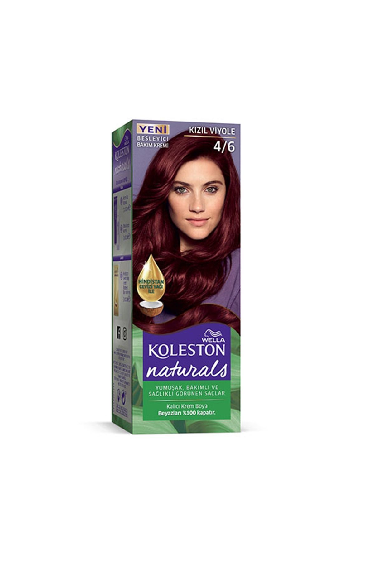 Naturals Saç Boyası Kızıl Viyole 4/6 - Lisinya