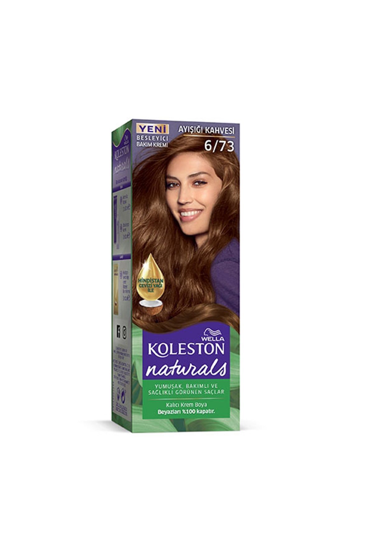 Naturals Saç Boyası Ayışığı Kahvesi 6/73 - Lisinya