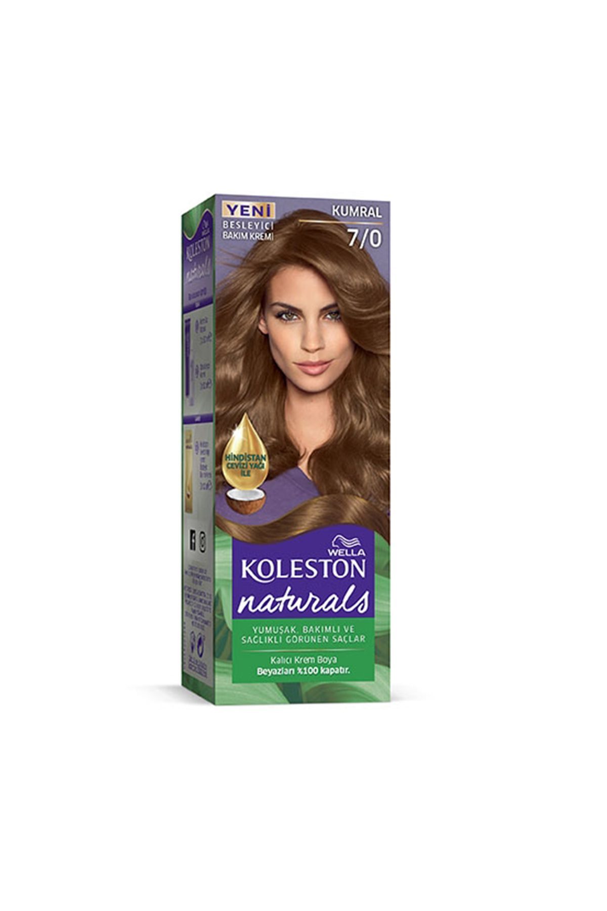 Naturals Saç Boyası Kumral 7/0 - Lisinya