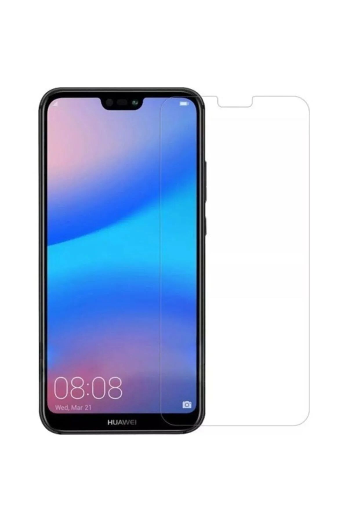 Huawei P20 Lite Uyumlu Premium Ekran Koruyucu 9h Sert Temperli Kırılmaz Cam Koruma Şeffaf - Lisinya