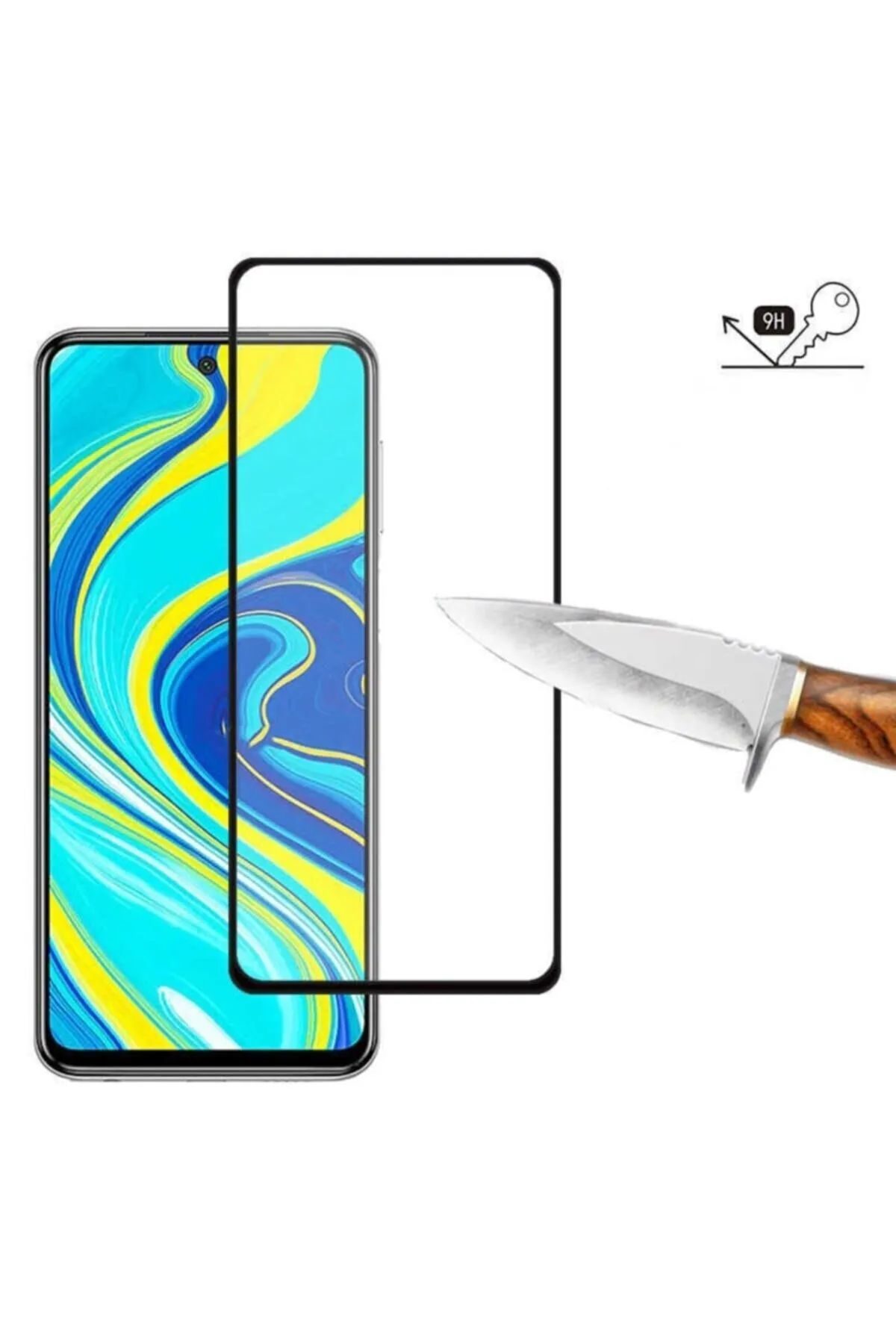 Xiaomi Redmi 9 Uyumlu Premium Ekran Koruyucu 9h Sert Temperli Kırılmaz Cam Koruma Şeffaf - Lisinya