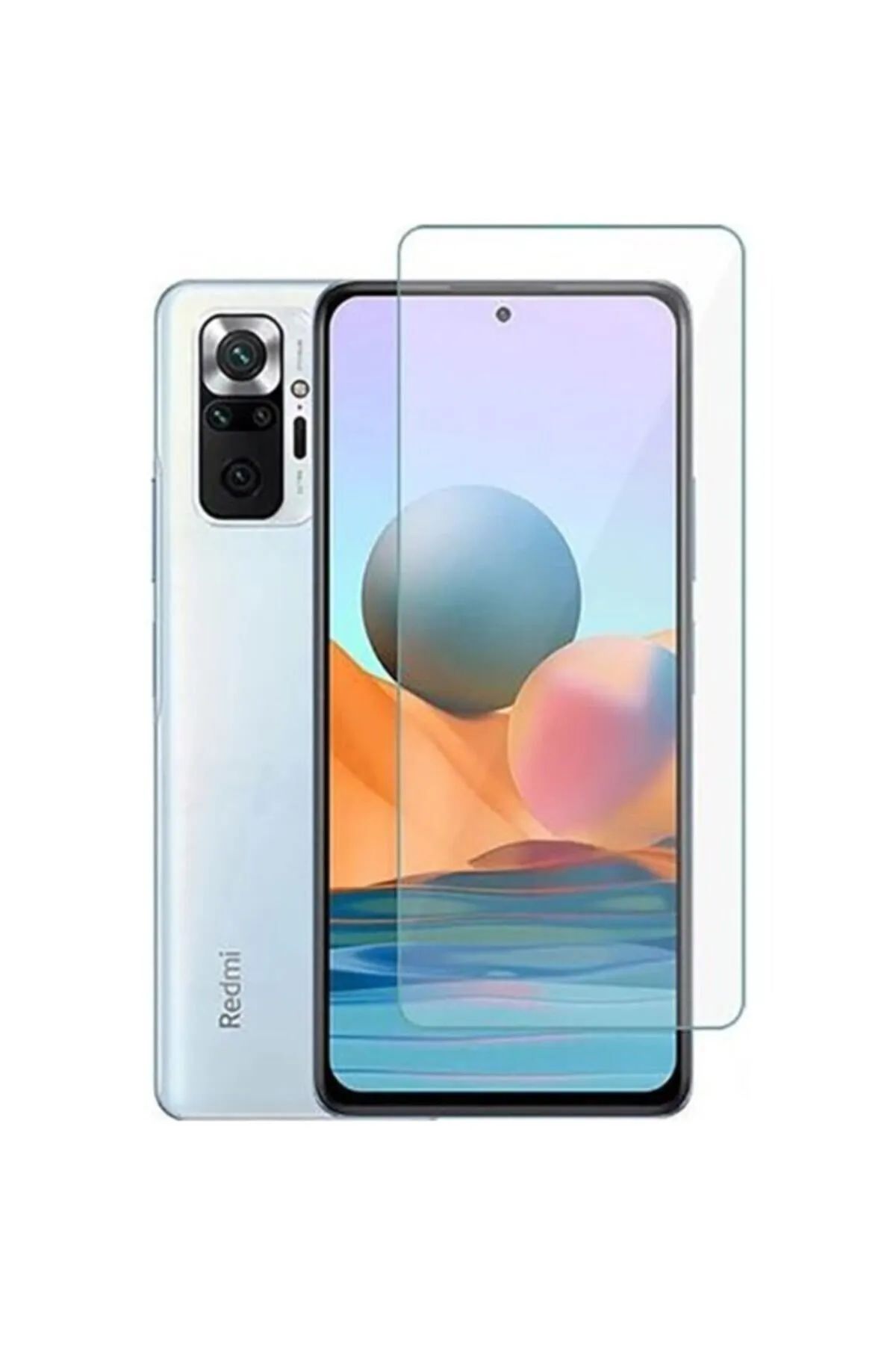 Xiaomi Redmi Note 10 Uyumlu Premium Ekran Koruyucu 9h Sert Temperli Kırılmaz Cam Koruma Şeffaf - Lisinya