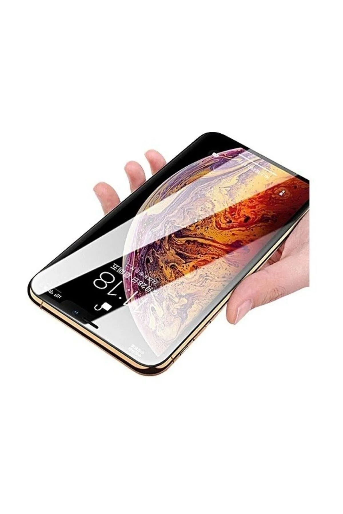 Iphone 11 Uyumlu 9d Tam Kaplayan Parmak Izi Bırakmayan Ekran Koruyucu Film - Lisinya