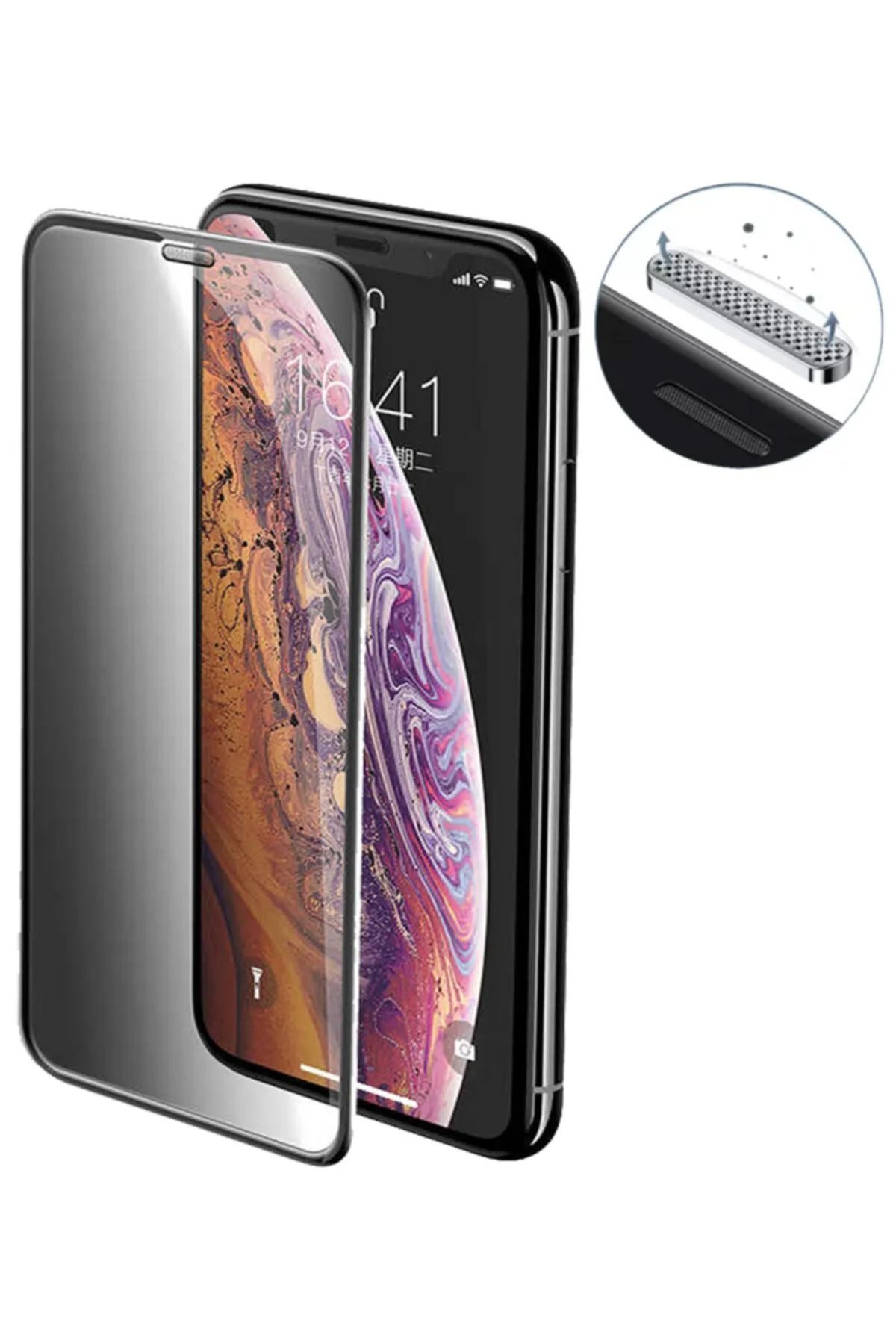 Iphone 11 Pro Max Uyumlu 9d Tam Kaplayan Parmak Izi Bırakmayan Ekran Koruyucu Film - Lisinya