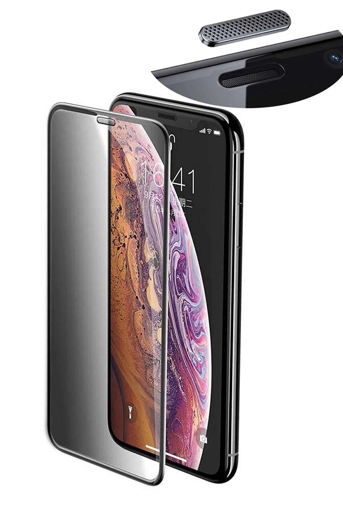 Iphone 11 Pro Uyumlu Hayalet Ekran Gizli Tam Kaplayan Kırılmaz Cam Seramik Ekran Koruyucu Film - Lisinya