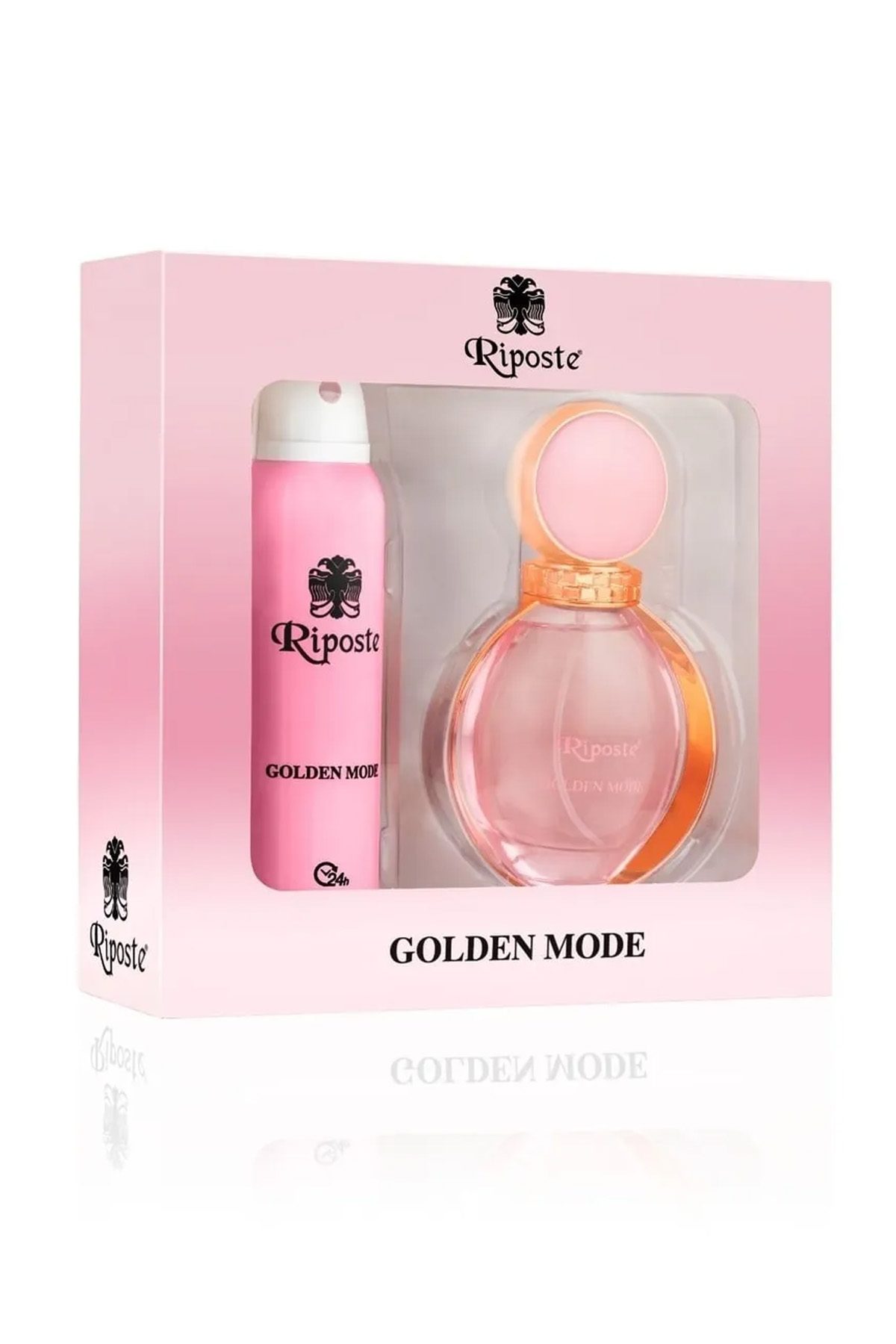 Riposte Kadın Parfüm & Deodorant Seti Golden Mode For Women 85 Ml - Lisinya