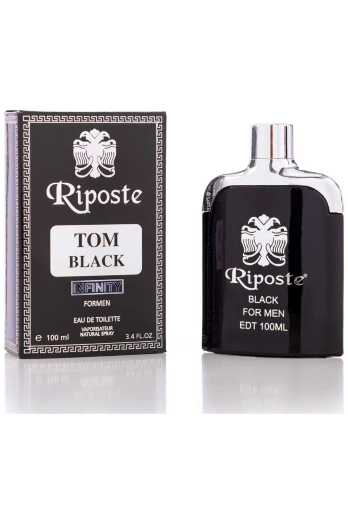 Riposte 24 Saat Etkili Erkek Parfüm - Tom Black - For Men 100 Ml - Lisinya