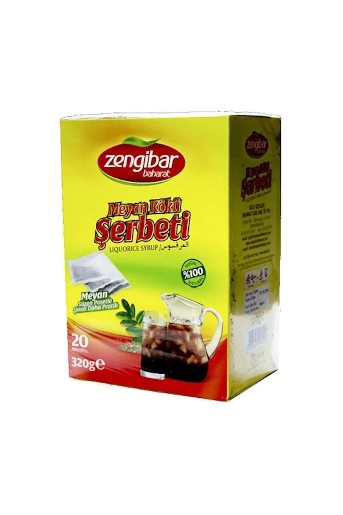 Zengibar Meyan Kökü Şerbeti 320gr - Lisinya