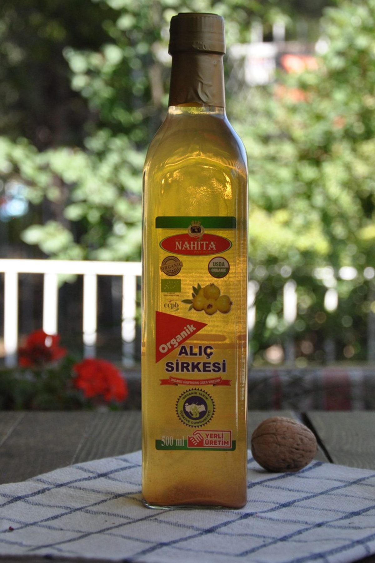 Alıç Sirkesi % 100 doğal Organik Katkısız 500 ml - Lisinya