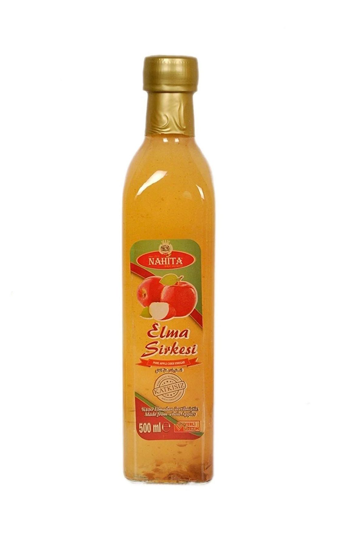 Elma Sirkesi % 100 doğal Katkısız 500 ml - Lisinya