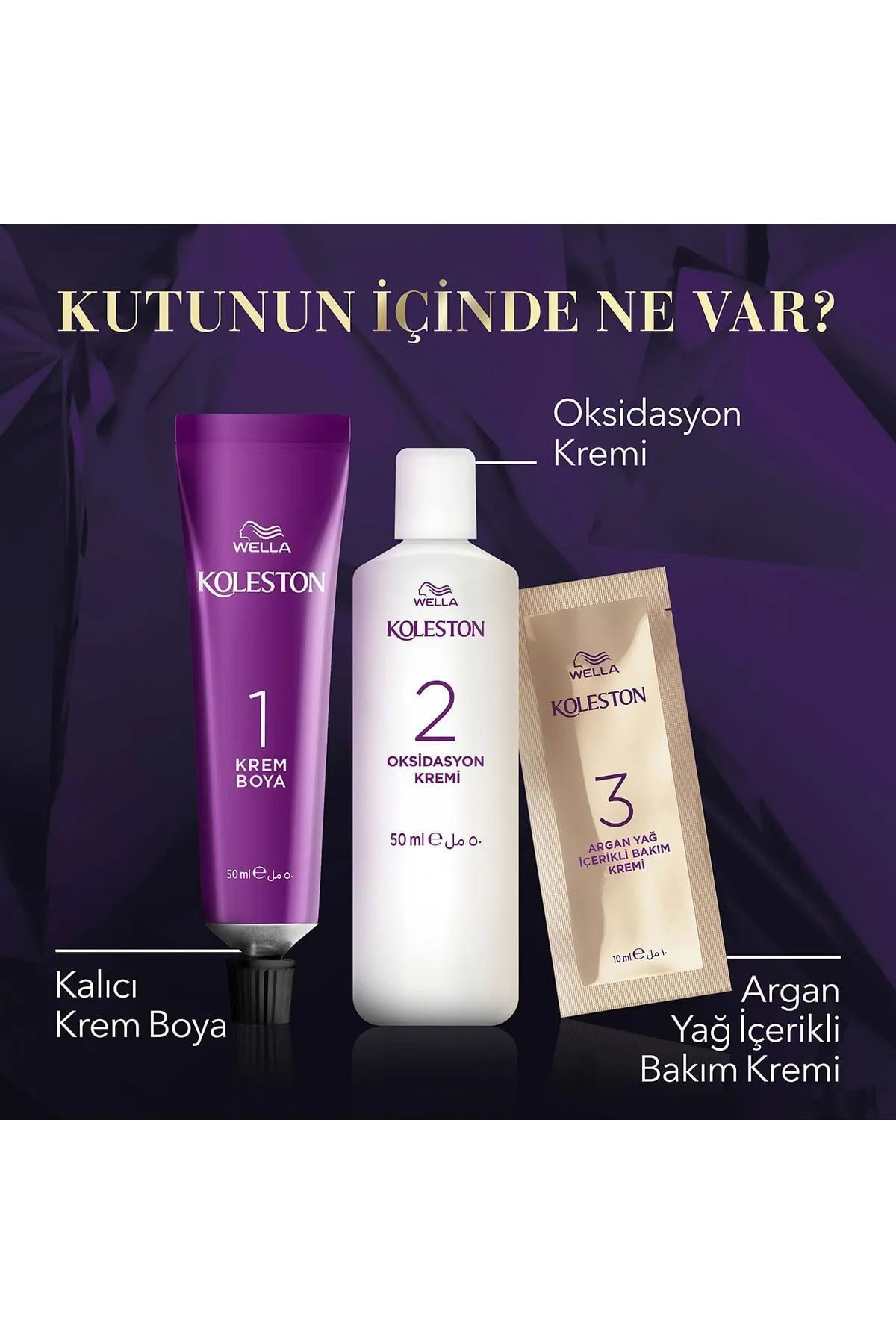 Koleston Intense Saç Boyası 1/0 Mavi Siyah - Salon Kalitesi - Lisinya