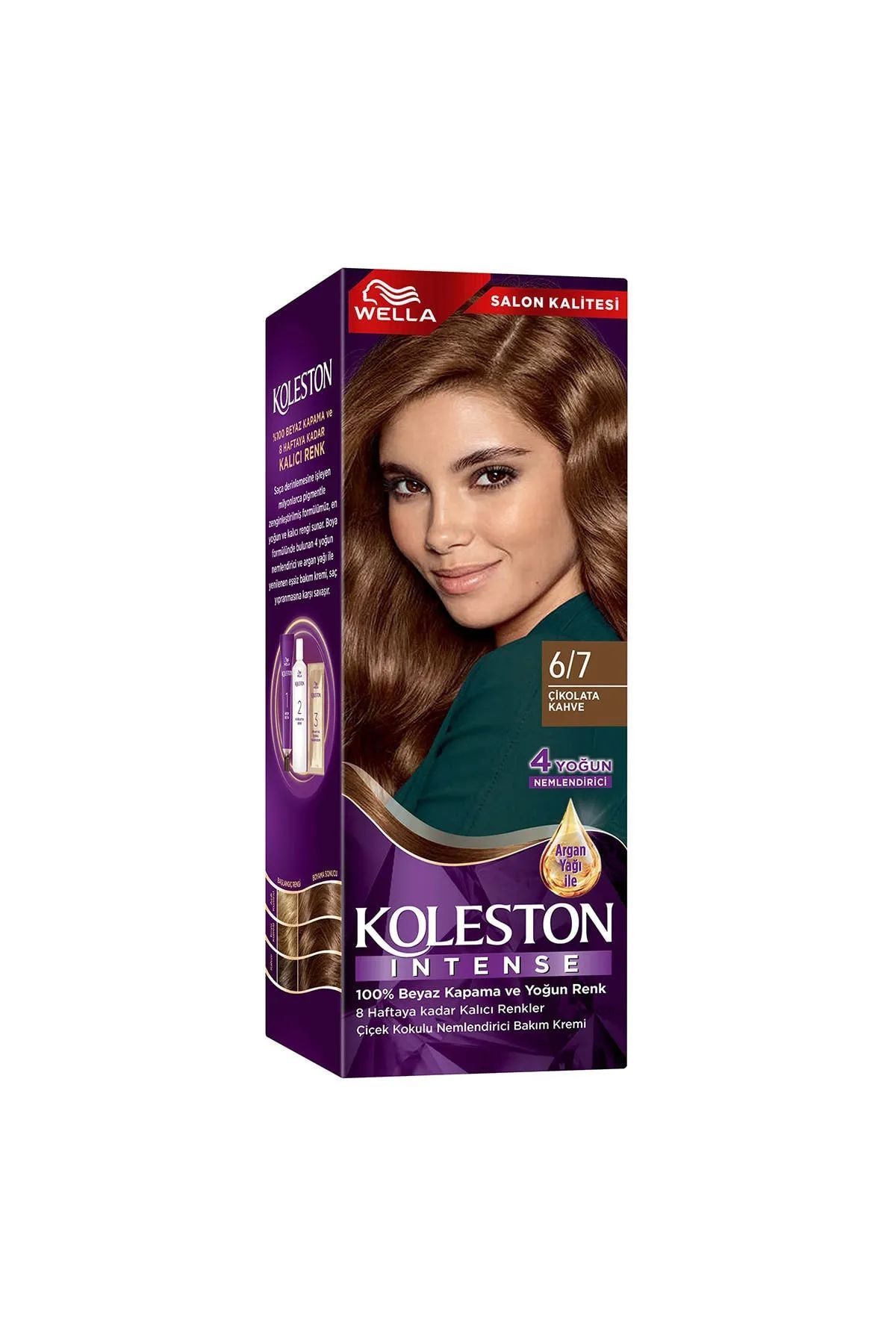 Koleston Intense Saç Boyası 6/7 Çikolata Kahve - Salon Kalitesi - Lisinya