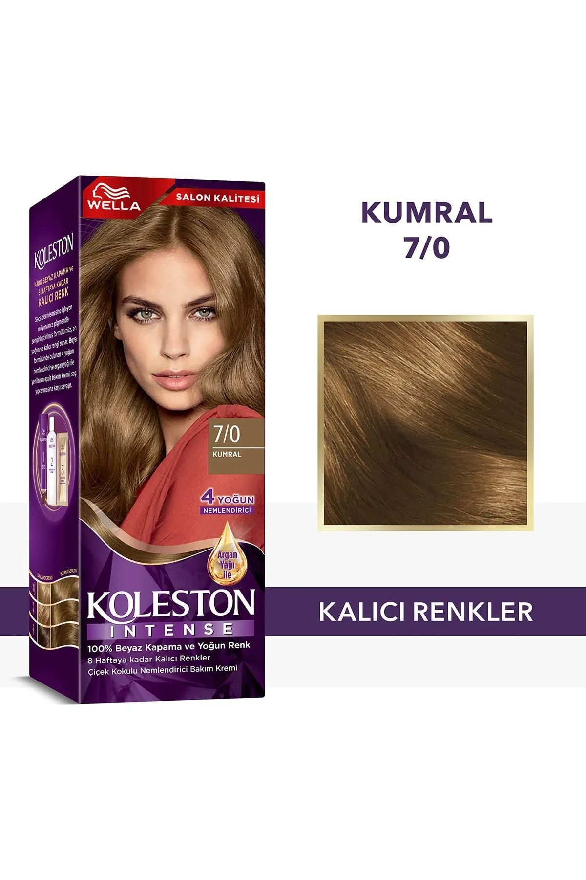 Koleston Intense Saç Boyası 7/0 Kumral - Salon Kalitesi - Lisinya