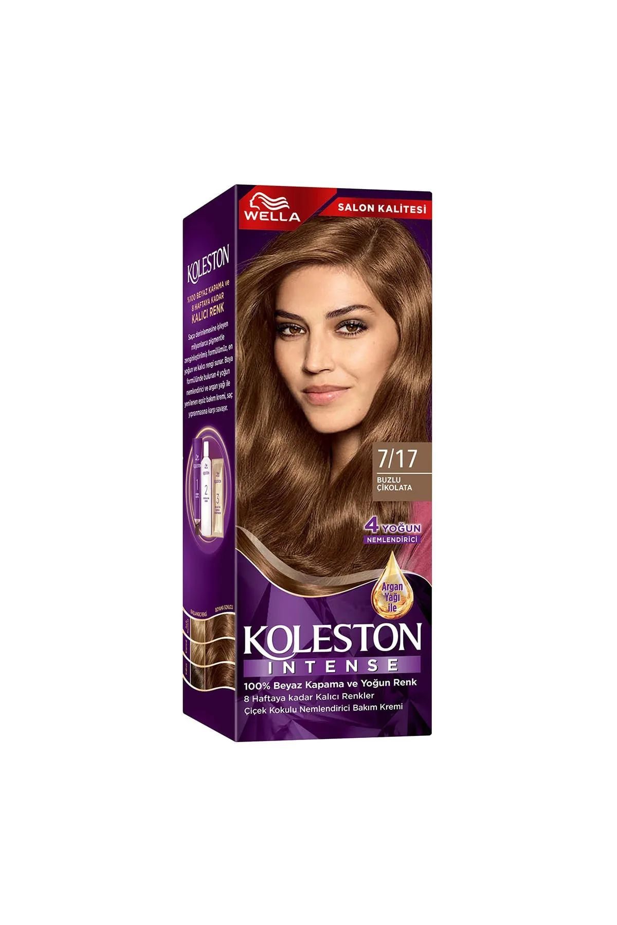 Koleston Intense Saç Boyası 7/17 Buzlu Çikolata - Salon Kalitesi - Lisinya