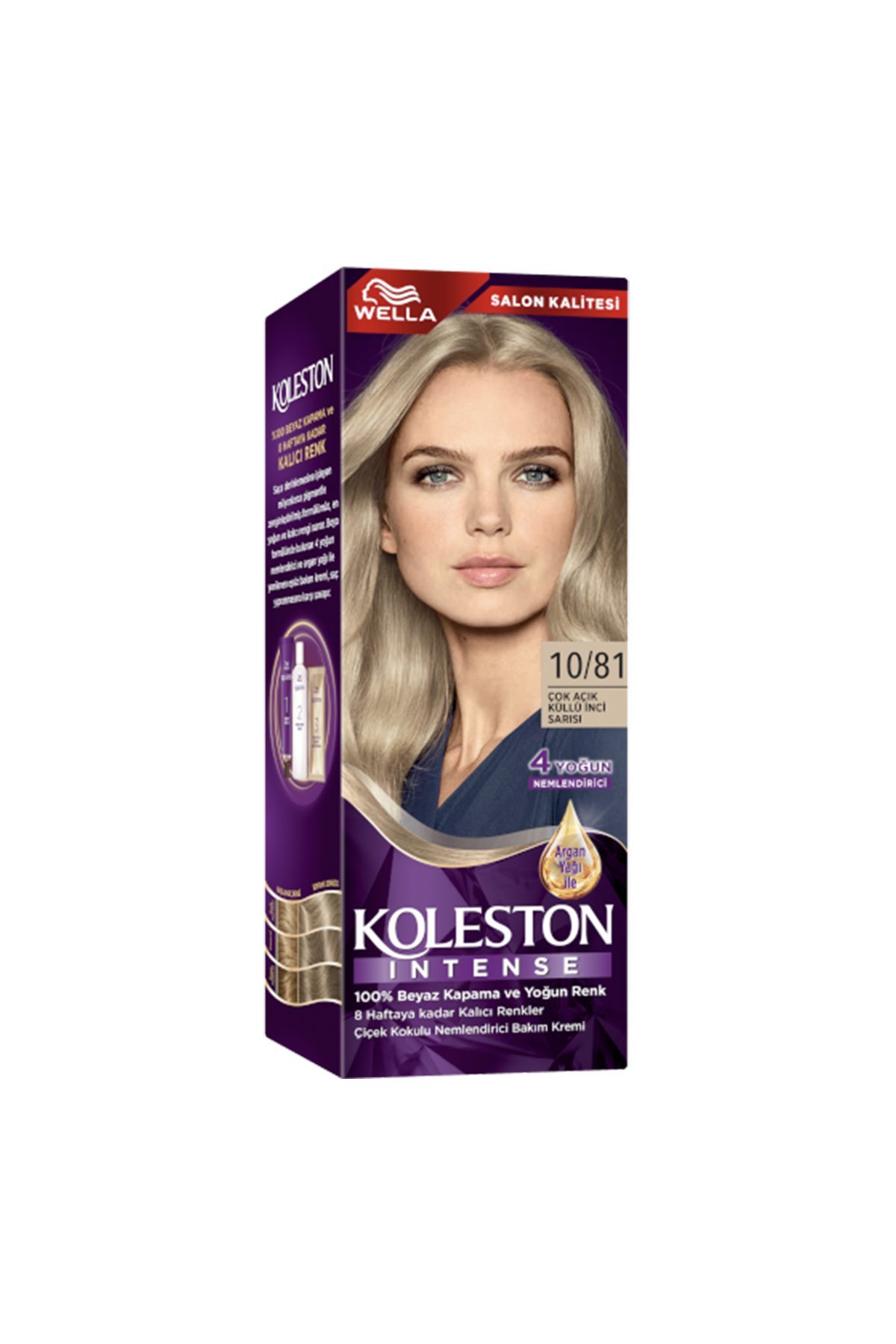 Koleston Intense Saç Boyası 10/81 Çok Açık Küllü İnci Sarısı - Salon Kalitesi - Lisinya