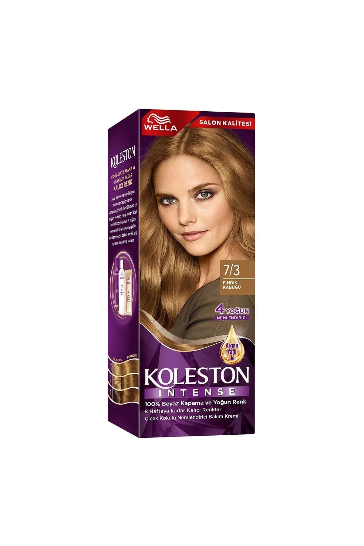 Koleston Intense Saç Boyası 7/3 Fındık Kabuğu - Salon Kalitesi - Lisinya