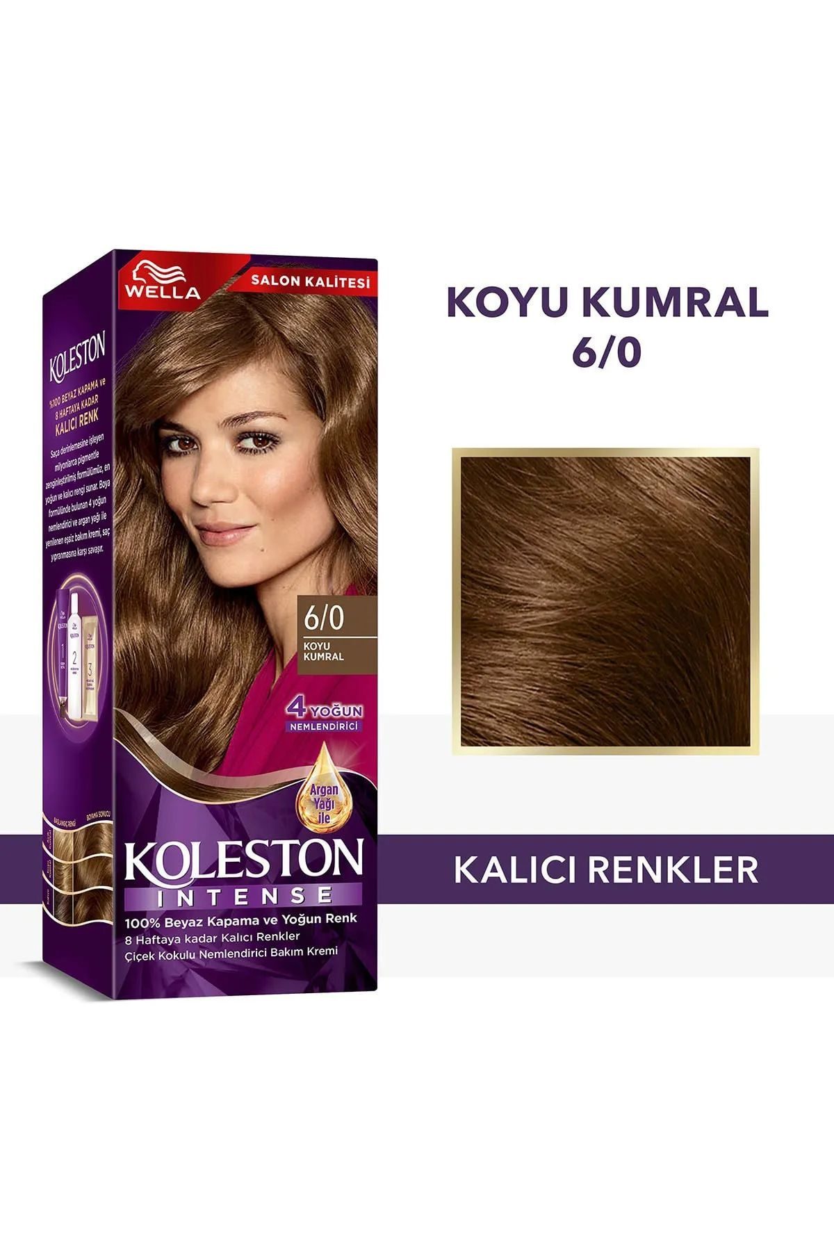 Koleston Intense Saç Boyası 6/0 Koyu Kumral - Salon Kalitesi - Lisinya