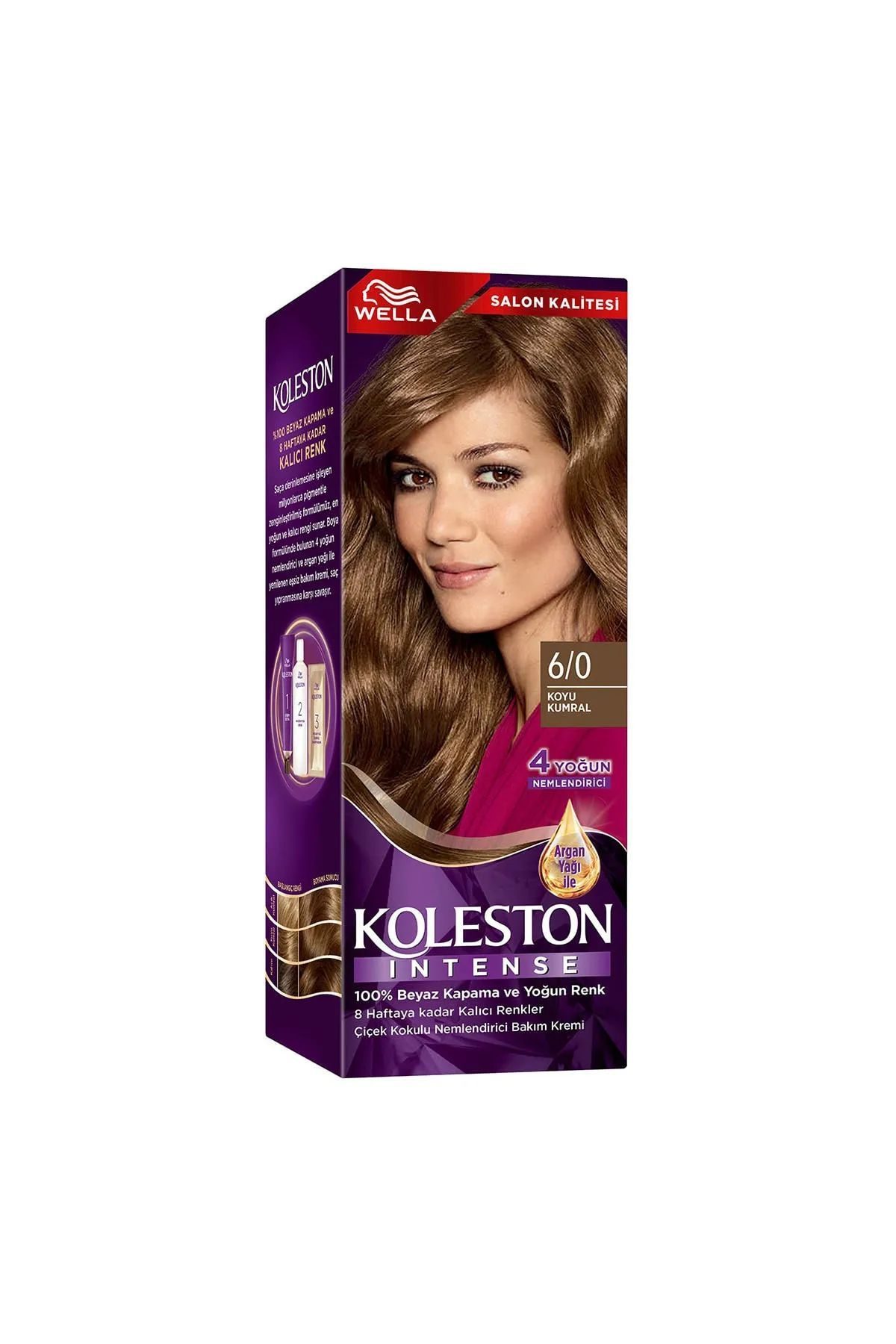 Koleston Intense Saç Boyası 6/0 Koyu Kumral - Salon Kalitesi - Lisinya