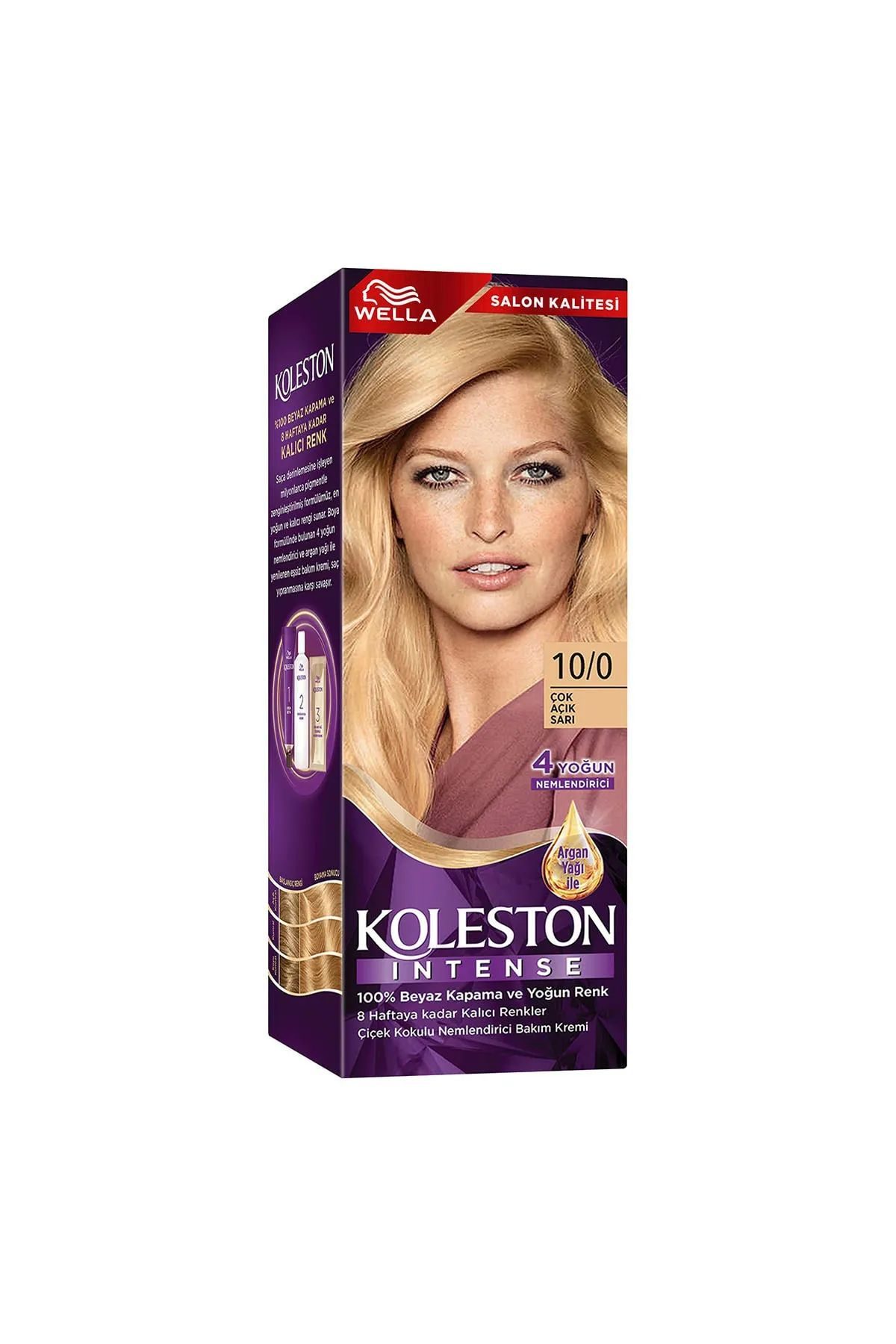 Koleston Intense Saç Boyası 10/0 Çok Açık Sarı - Salon Kalitesi - Lisinya