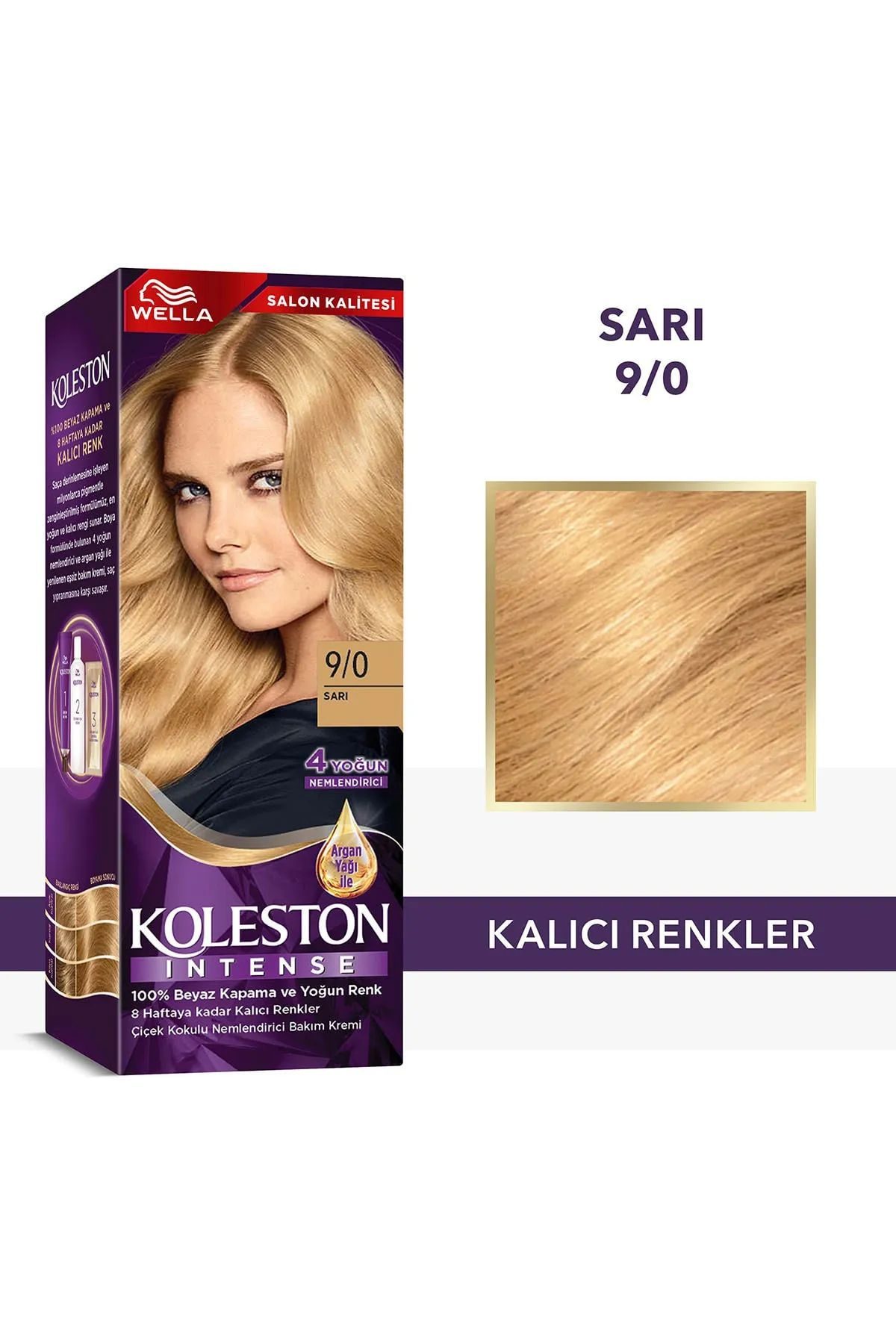 Koleston Intense Saç Boyası 9/0 Sarı - Salon Kalitesi - Lisinya