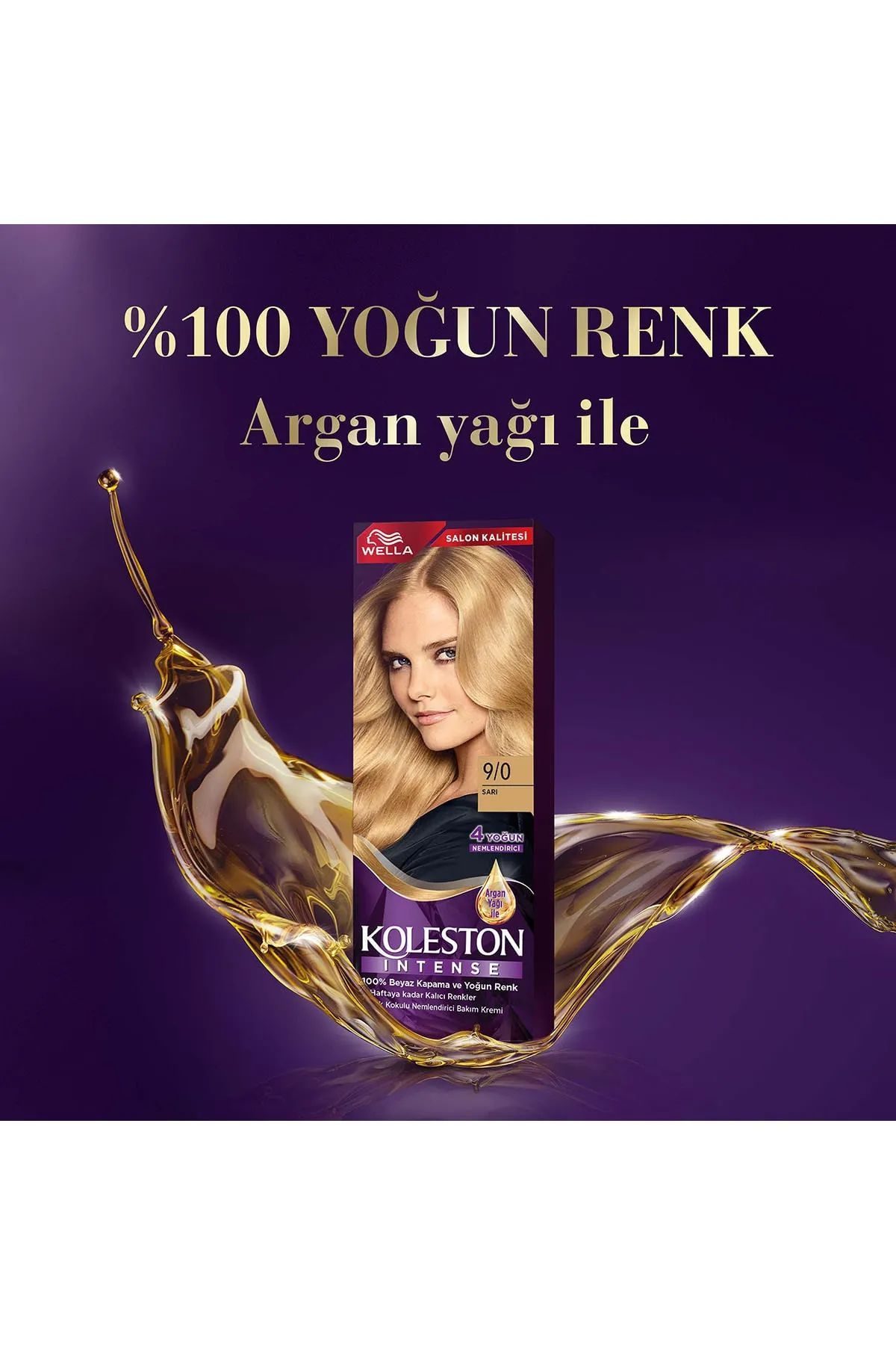 Koleston Intense Saç Boyası 9/0 Sarı - Salon Kalitesi - Lisinya