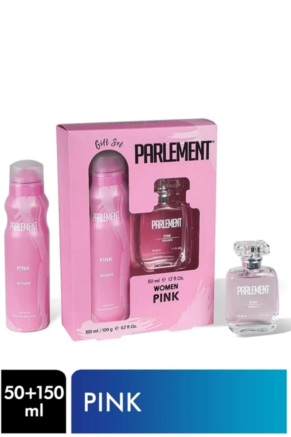 Parlement 50 Ml Pink Kadın Parfüm + 150 Ml Deodorant Seti - Lisinya