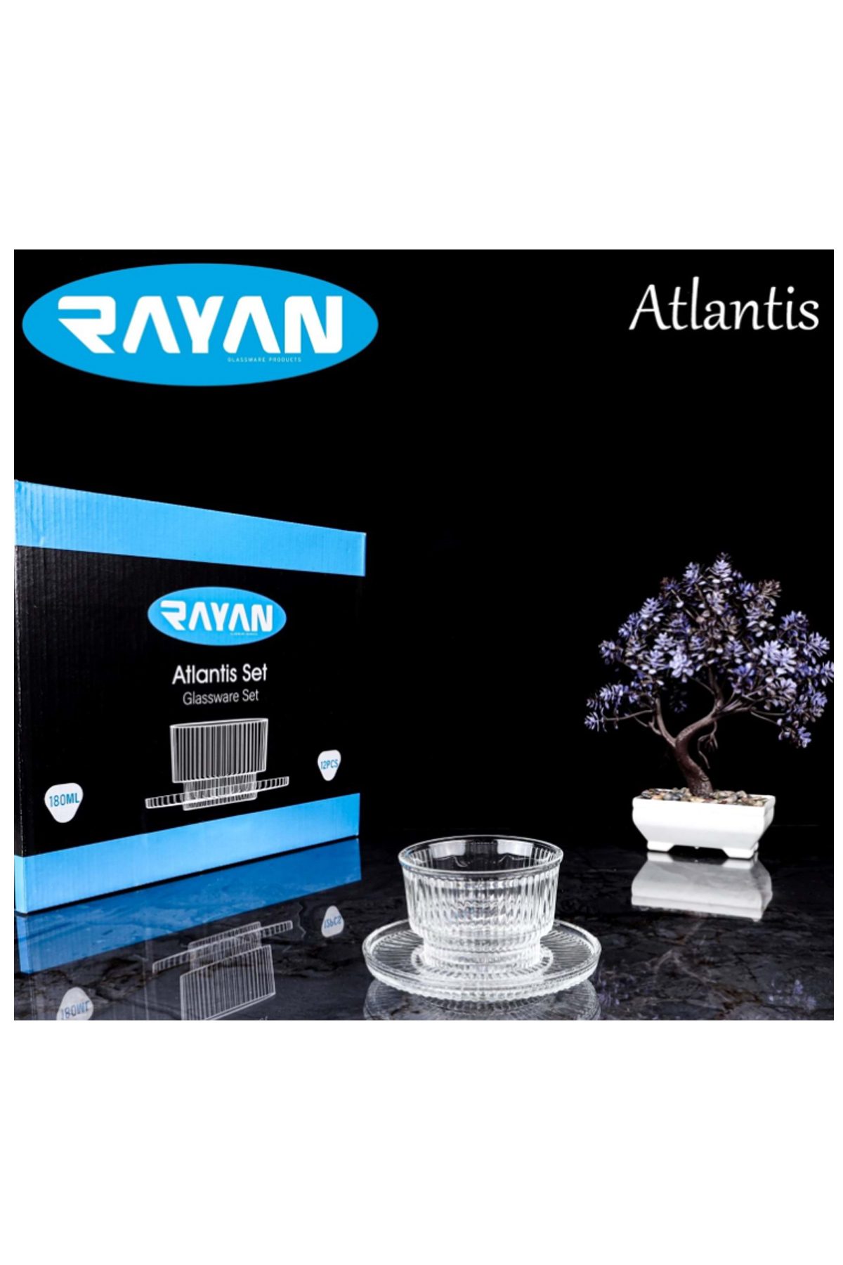 Rayan Atlantis 6'lı Çerez Seti - Lisinya