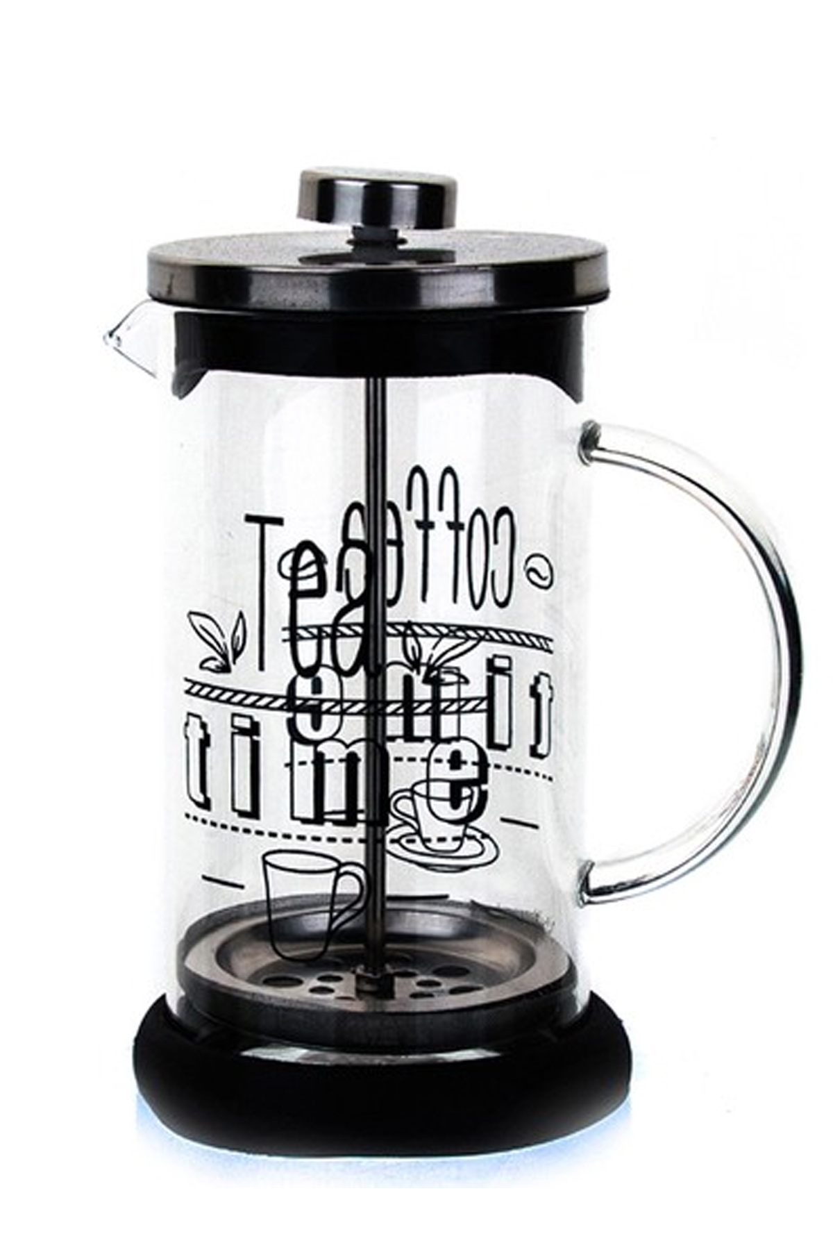 French Press Cam 600 ml Bitki Çayı Filtre Kahve - Lisinya