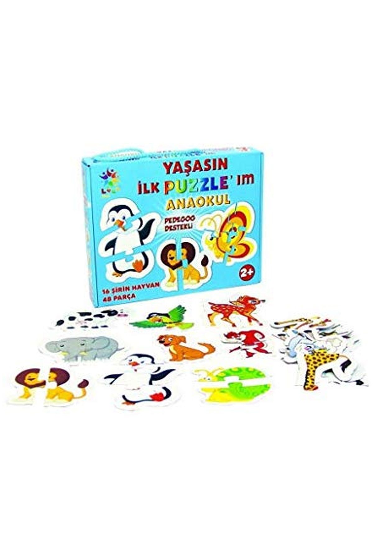 Laço Puzzle Lc080 Anaokulu 16 Şirin Hayvan 48 Prç - Lisinya