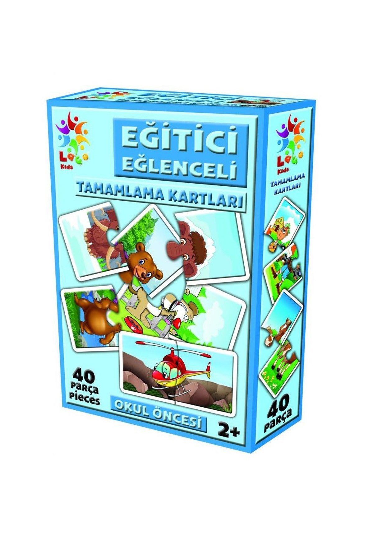 Laço Eğitici Eğlenceli Tamamlama Kartları - Lisinya