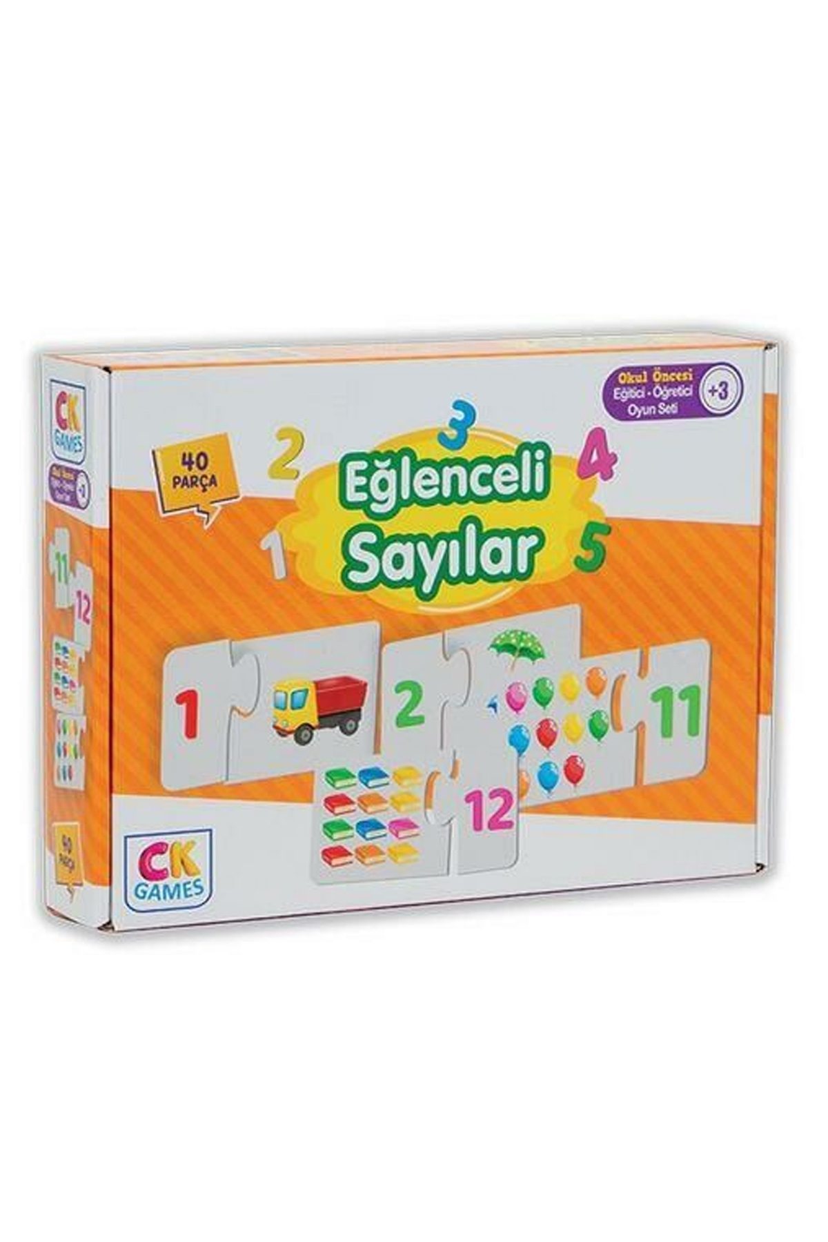 Eğitici Oyun Seti Eğlenceli Sayılar 40 Parça - Lisinya