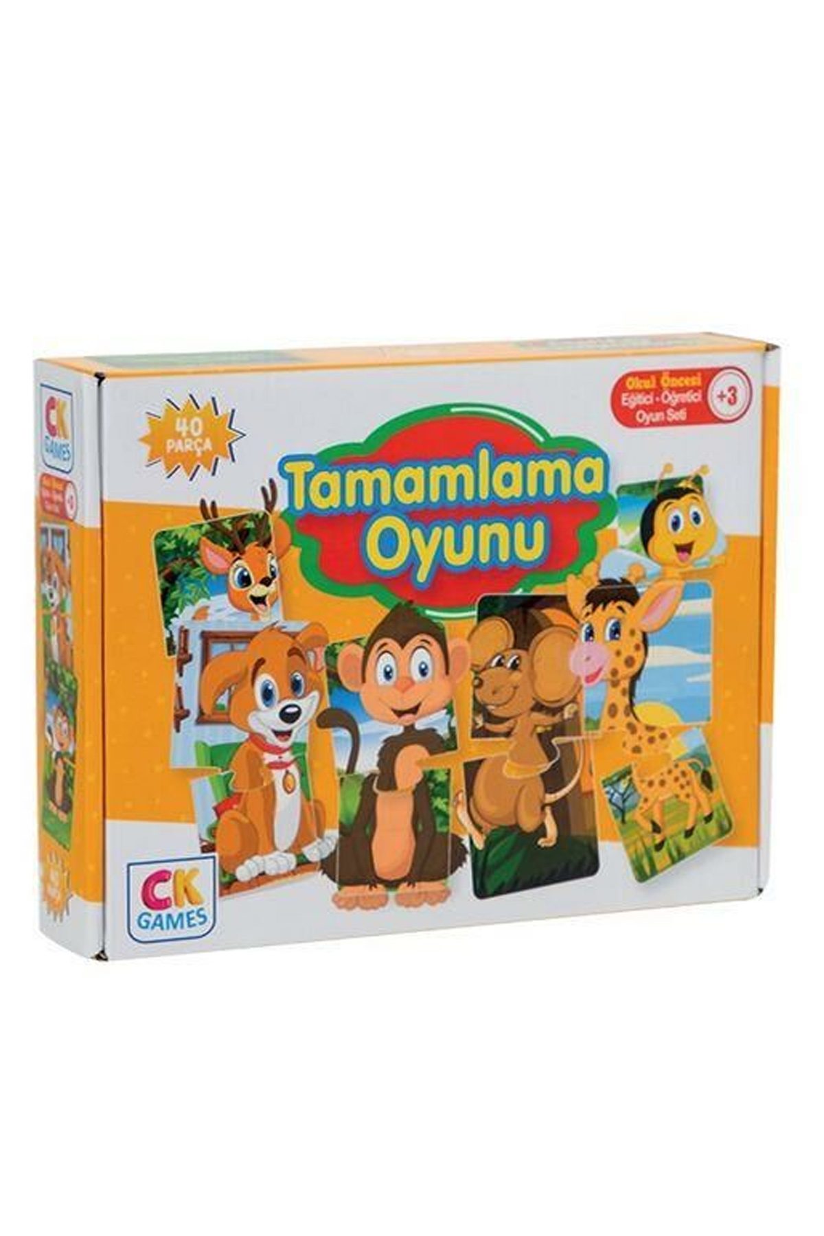 Eğitici Oyun Tamamlama Oyunu Puzzle 40 Parça - Lisinya