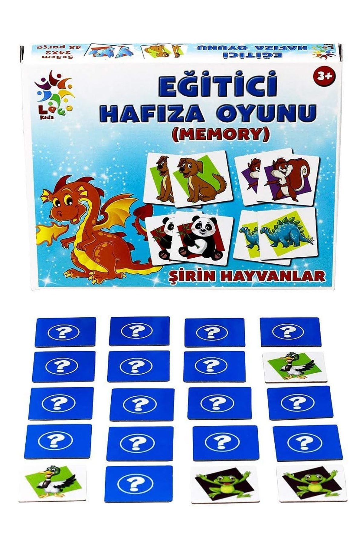 Laço Puzzle Lc022 Eğitici Hafıza Oyunu Şirin Hayvanlar - Lisinya