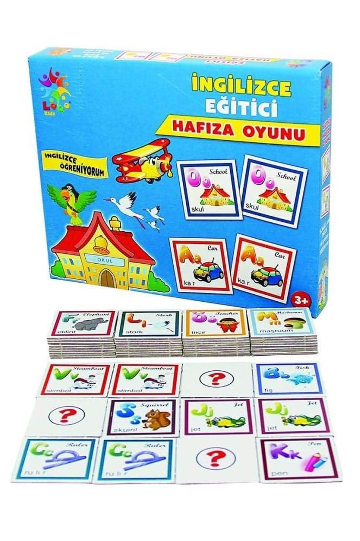 Laço Puzzle Lc024 Eğitici Hafıza Oyunu İngilizce Nesneler - Lisinya