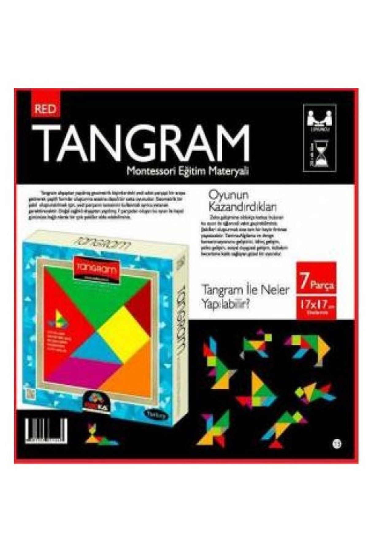 Redka Renkli Tangram Oyunu - Lisinya