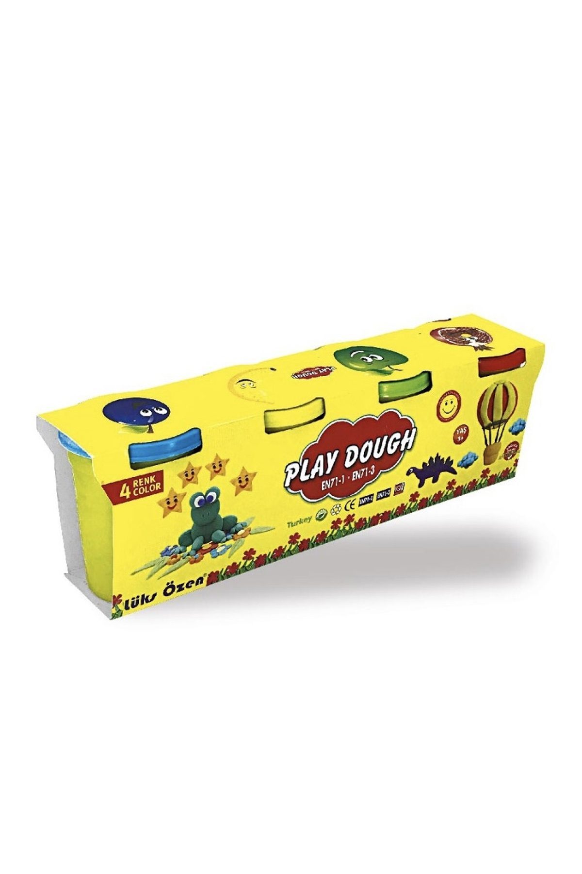 Lüks Özen Play Dough 4 Renk Oyun Hamuru 520 Gram - Lisinya